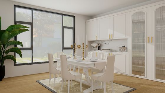 Prodotto ODM in alluminio a sospensione laterale finestra orizzontale cucina vetrina a prova di insetti