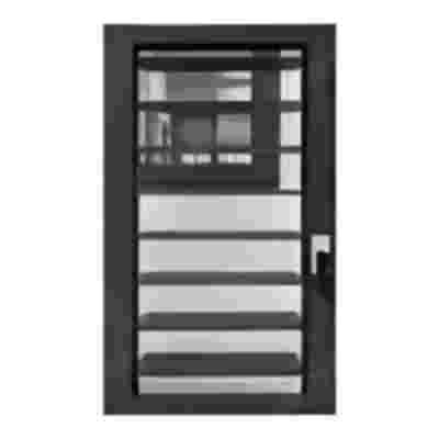 Full Aluminum impermeabile di alta qualità design forte vetro di alluminio lucchetta finestre finestra gelosia