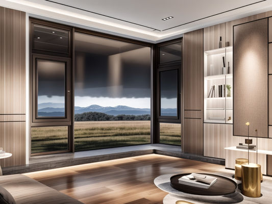 OEM Contemporary Aluminium Casement Windows Framework Personalizzato