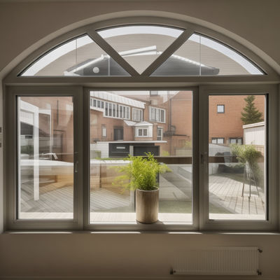 Vetro colorato su misura vetro a rivestimento vetro sospeso vetro fisso in alluminio