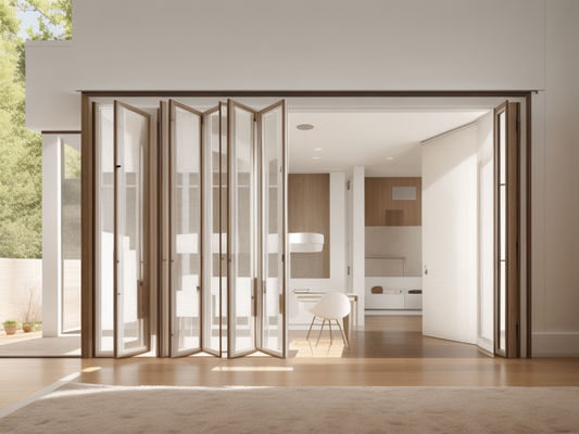Home insonorizzante vetro pieghevole finestre elettriche apertura personalizzata