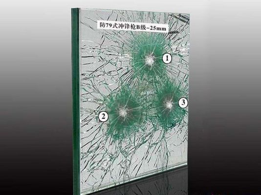 Vetro piatto curvo resistente ai proiettili resistente al fuoco e protezione UV per una protezione superiore