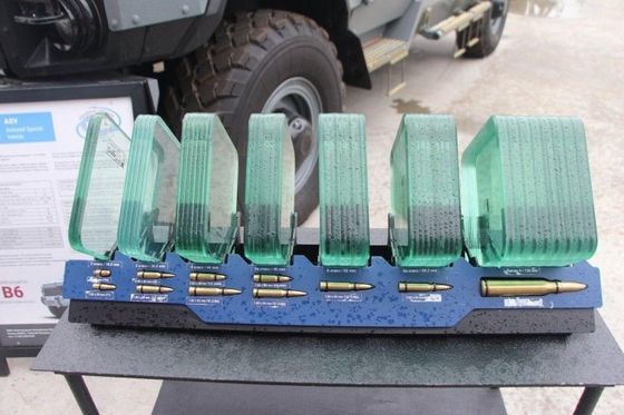 Pannelli di vetro balistico a più strati resistenti agli urti resistenti e duraturi per una protezione ottimale