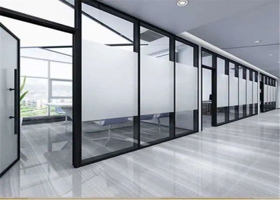 Porta di vetro sabbiato inserisce vetro di privacy ghiacciato per edifici residenziali